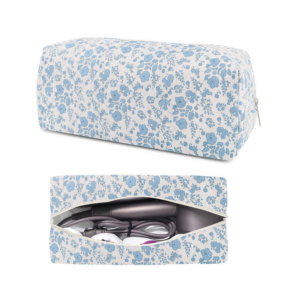 Hair Tools Travel Carrying Bag, Quilted Floral Bag for Shark Flexstyle