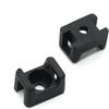 (100 Of Pack) Black 4.5mm Cable Tie Mount Base Saddle Type Mount Screw Wire Bundle Base Holder Width Cable Large Size 0.6 inch view 4