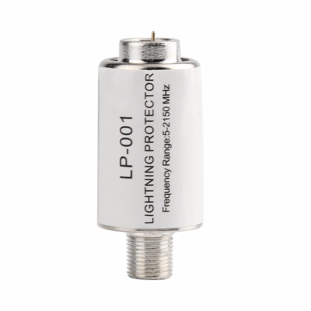 Yaregelun Satellite Antenna Arrester 5-2150MHz Coaxial TV Lighting Protection Device Protector