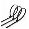 100 PCS Self-locking Plastic Nylon Tie Black Fastening Strap Cable-Tie-Set Cable Zip Tie Fastening Ring Zip Wraps Strap Tie(5x400(black) 100pcs) view 3