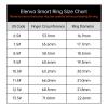 Smart Ring Health Tracker 5ATM Waterproof Sport Ring Exclusive Vibration Alerts Titanium Blood Oxygen/Sleep/Emotional Management Women Cycle Prediction Compatible with iOS/Android Night Stealth 12.5 view 2
