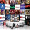 Boss S7 4K Projector | 7000 Lumens Smart Projector with Wi-Fi & Bluetooth | 3D HDR10 Home Theater | 60300" Display | Portable Outdoor Movie Projector | Free 60" Screen & Ceiling Mount Included view 1