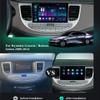 Surakey Car Stereo Radio Compatible for Hyundai Genesis 2009-2014, Android 15 Head Unit for CarPlay Wireless Android Auto 4GB+64GB 9 inch GPS Navi WiFi Bluetooth SWC with Backup Camera Microphone view 3