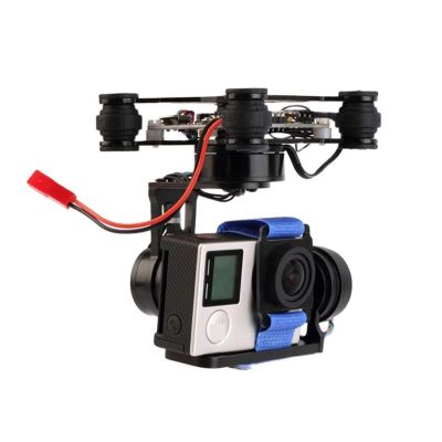 QFFBMTE for 3-Axis Brushless Gimbal Storm32 Controller Lightweight for FPV Plug and Play for Go-Pro Hero 3 4 F450 F550(Black)