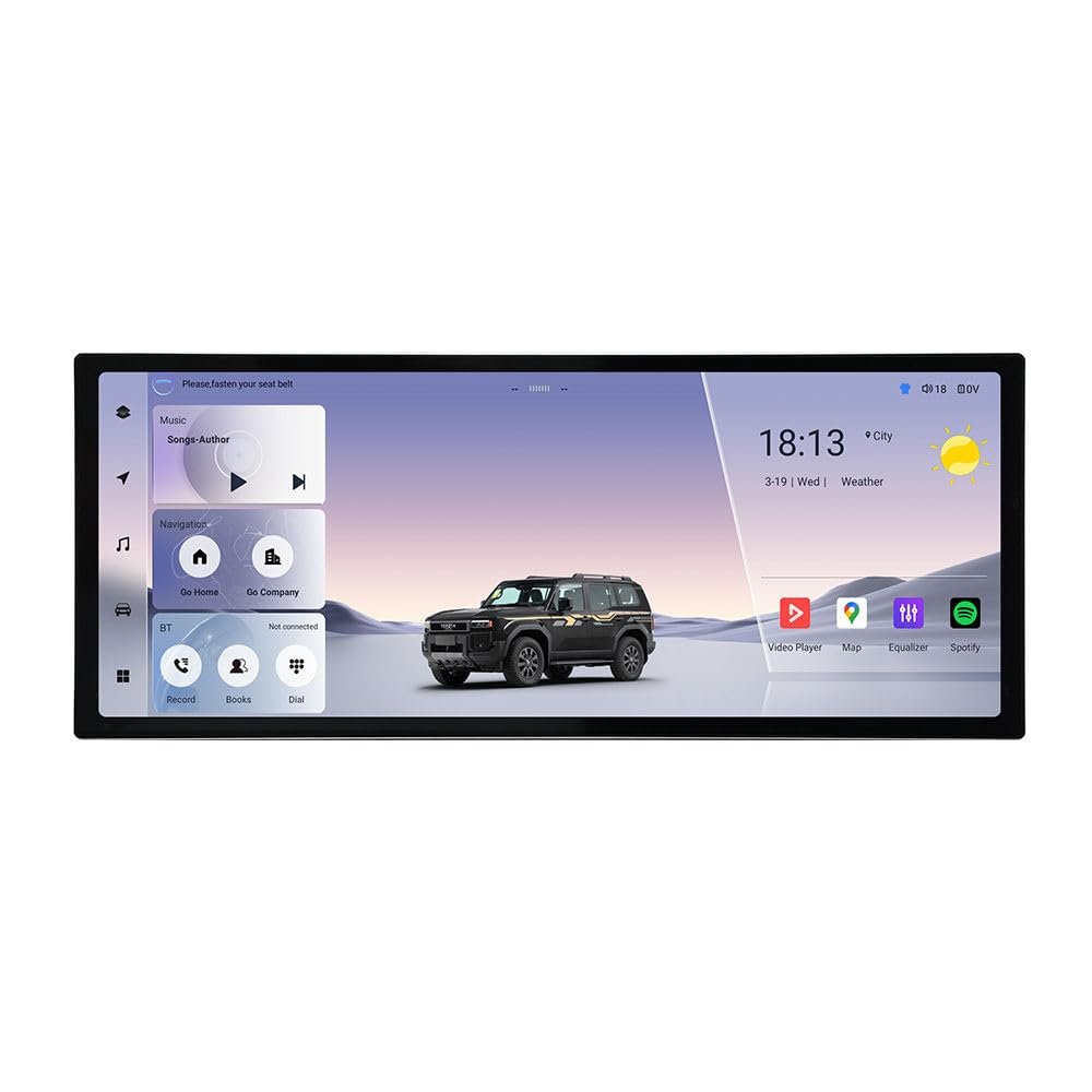 12.3" 12+256GB 8Core Upgrade Radio Stereo 2K Full Fit Touch Screen Head Unit with Car-Play & Android Auto/SWC/DSP/AM/FM