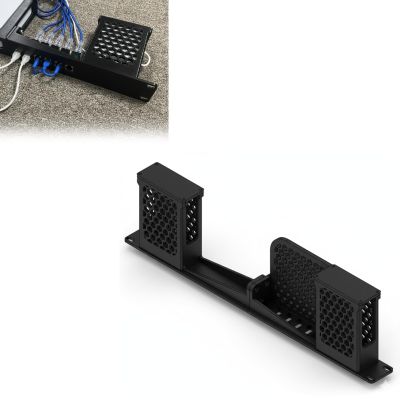 19-Inch Rack Mount for Ubiquiti Unifi UCG-Fiber PSUModular 2-Part Rack Mount (Black)