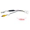 16P Retain Fatory Car Parking Backup Reverse Rearview Camera Video in Cable Adapter Converter Plug for Kia Hyundai view 3