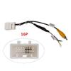 16P Retain Fatory Car Parking Backup Reverse Rearview Camera Video in Cable Adapter Converter Plug for Kia Hyundai view 4