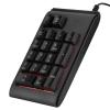 Keenso Numeric Keypad Mechanical Touch Feeling Breathing Lights for Data Input Portable USB Number Pad for/Users view 2