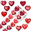Containlol 1000 Pcs Stickers 2 Rolls 1.5" Self Adhesive, Heart view 1