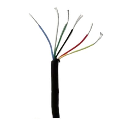 1pc 30AWG Temperature Silver-Plated Copper Wire 4 Core 6 0.06mm Power Supply Cable for Enhanced Performance(5 m,4 core OD 2.2mm)
