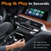2-in-1 Mini Wireless CarPlay Adapter for Apple CarPlay & Android Auto,Upgrade Wired to Wireless, Fast Auto-Connect, Plug & Play (iOS 10+, Android 10+, 2016+ Cars) view 4