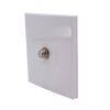 1-Port F-Type Coaxial Cable TV Wall Plate DTV Socket (White) 86x86mm view 4