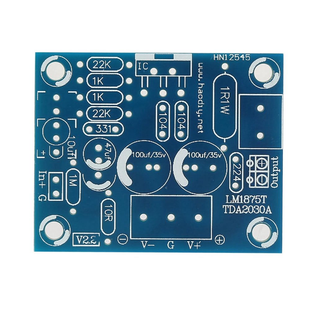 Keenso Kit 20W Mono Channel HiFi Power Amplifier Board - Build Your Own Amplifier and Gain Knowledge About Boards - Suitable for DIYers and Audio Enthusiasts