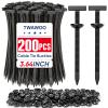 TEAWOO 200 Pcs Nylon Universal Cable Tie Buckles, High-Strength Self-Locking Zip Ties, Car Bumper Fender Retainers, Fasteners for Automotive Repair & Home Organization view 1