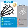 TEAWOO 200 Pcs Nylon Universal Cable Tie Buckles, High-Strength Self-Locking Zip Ties, Car Bumper Fender Retainers, Fasteners for Automotive Repair & Home Organization view 2