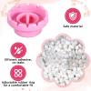 200 Pieces Lash Glue Holder Flowers Shape Lash Glue Cups for Extensions view 3
