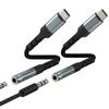 3.5mm to USB C (2Pack) Adapter for iPhone 17 16 15 Pro Max Headphone Aux Jack Audio Cable Cord Dongle Compatible with Samsung Galaxy S25 S24 S23 DAC Wired Car Accessories for Ipad Converter view 1
