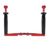 Dual Handle Tray Stabilizer Rig Diving Underwater Camera Housing Case Tray Mount for SLR Cameras Sports Cameras Diving Lights view 4