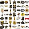 104PCS Graduation Stickers Class of 2023 Graduation Scrapbooking Self-Adhesive Stickers Decals Label Mobile Phone Decoration. view 1
