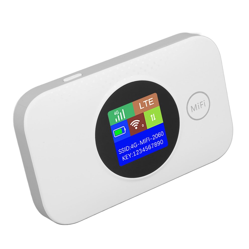 VBESTLIFE 4G LTE Mobile WiFi Router with SIM Card Slot, Unlocked 150Mbps Portable Travel Hotspot Device, 10 Users Wireless Internet Modem, 3000mAh (European Version)