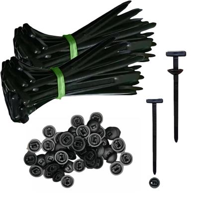 100PCS Nylon Universal Cable Tie Buckle2025 Upgrade Multipurpose Plastic Cable Ties ToolAutomotive Zipper Clips, Applicable Car Daily Repair,Quick Fixing and Fastening (200)