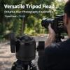 Camera Mount Tripod Head Adapter, 360 Degree Swivel Ball Mount, 1 / 4in Screw for SLR Mirrorless Camera - Durable Aluminum Alloy, Easy 360 Adjustment, Portable Photography Acces view 3