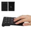 Brrnoo Wireless Number Pads, Numeric Keypad Numpad 22 Keys PortableBluetooth 5.0 Financial Accounting Number Keyboard Extensions 10 Key for Laptop, PC, Desktop, Notebook (Black) view 2