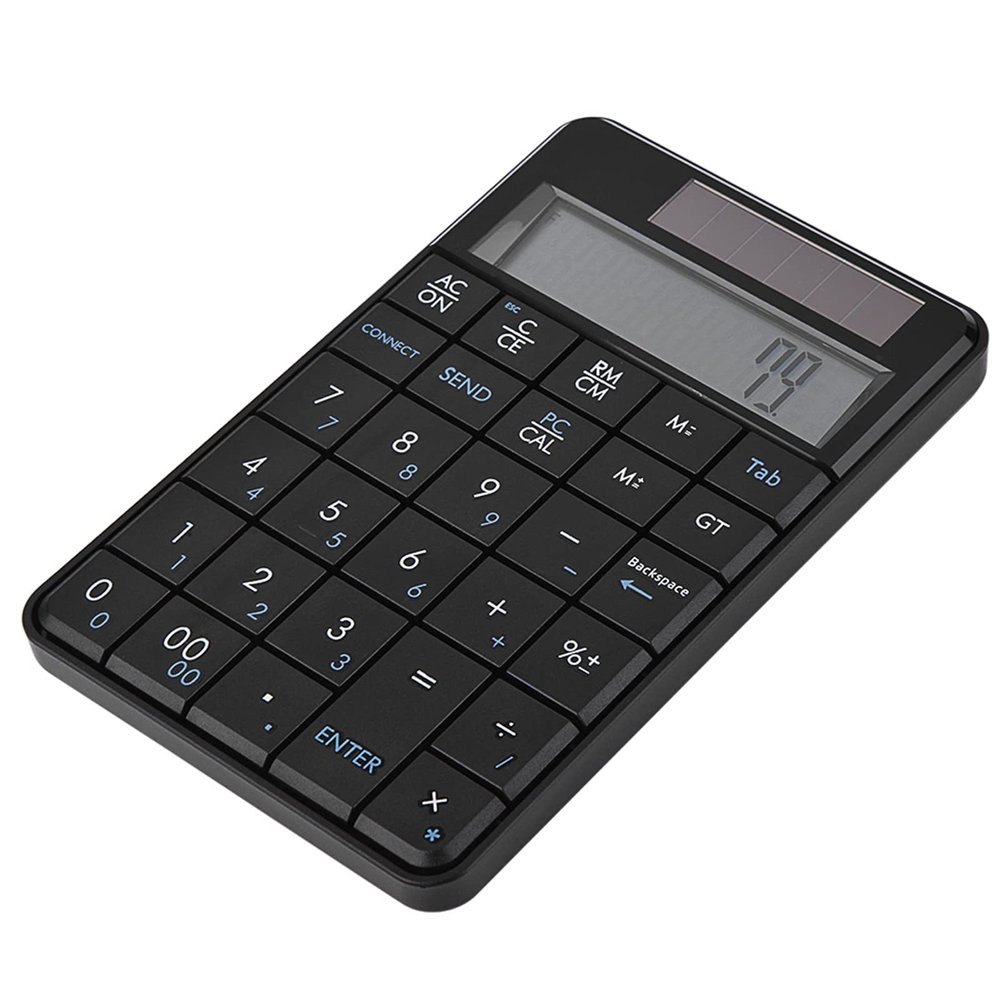 Keenso LCD Display Mini 2-in-1 29 Keys Wireless Numeric Keypad Calculator for Improved Work Efficiency