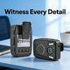 Juqrelith 4K Body Camera with Audio and Video Recording, IR Night Vision, Built - in 64GB Memory - Motion Detection, Loop Recording, Ideal for and Personal Use view 4
