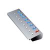 BESPORTBLE Port USB Hub with Charging Port Independent Switches USB Expander for Data Transfer and Simultaneous Charging Compact and Portable for Laptop and Business Travel view 1
