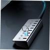 BESPORTBLE Port USB Hub with Charging Port Independent Switches USB Expander for Data Transfer and Simultaneous Charging Compact and Portable for Laptop and Business Travel view 4