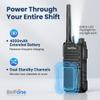 BelFone 508D PRO Rechargeable,4000mAh Long Range Walkie Talkies for Adults,Loud Volume, 10 Days Standby,Intelligent Power Saving,CTCSS/CDCSS,VOX,Flashlight, 9 Squelch Level Two Way Radio1 Pack view 3