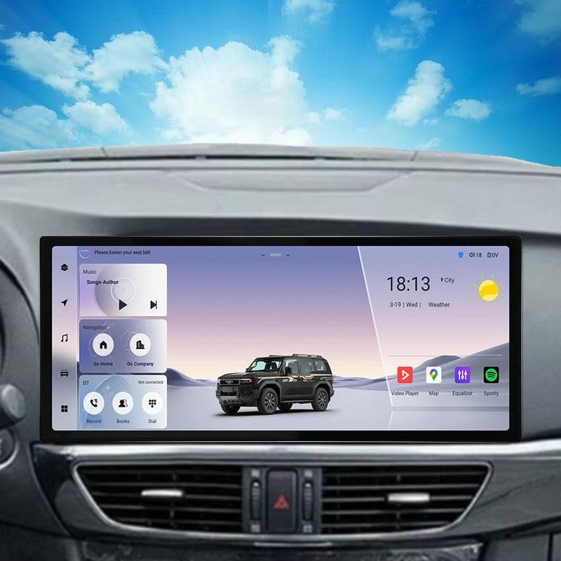 12.3" 12+256GB 8Core Upgrade Radio for Mazda 6 GL GJ GT Touring Atenza 2012-2017 Stereo, 2K Full Fit Touch Screen Head Unit with Car-Play & Android Auto/SWC/DSP/AM/FM