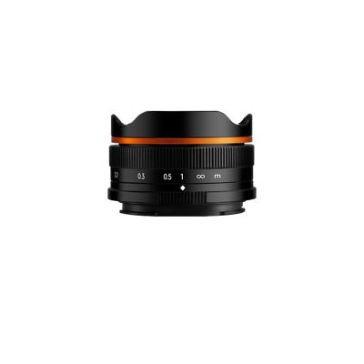 Compatible for Canon EF-M 10mm F5.6 APS-C Fisheye Wide Angle Lens M4/3 E Z X Mirrorless Camera(Black Bundle 1,M4/3)