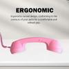 Retro Phone Handset for iPhone, 2026 New Retro Phone Handset for Mobile Phone, Tablet, Laptop, Headset with Comfortable Call, with Answer Button, Suitable for Elderly Parent (Yellow, 3.5mm) view 3