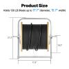 FEIMIRE Industrial Steel Cable Reel Holder, Heavy-Duty Spool Rack Dispenser for Wire & Cable Reels, 16 x 20 Inch Single Axle Caddy for Commercial Use & DIY Use(2 Pack) view 2