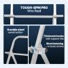 FEIMIRE Industrial Steel Cable Reel Holder, Heavy-Duty Spool Rack Dispenser for Wire & Cable Reels, 16 x 20 Inch Single Axle Caddy for Commercial Use & DIY Use(2 Pack) view 3