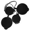 Artibetter 3pcs Rubber Objective Lens Caps Eyepiece Covers for Binoculars and Telescopes Protection Quick Installation Eyepiece Guard for Outdoor Activities view 1