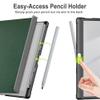 Case Compatible with Boox Note X3Pro 10.3'' Case with Pencil Holder Tri-Folding Clear Transparent Back Smart Cover Auto Sleep(Gray) view 4