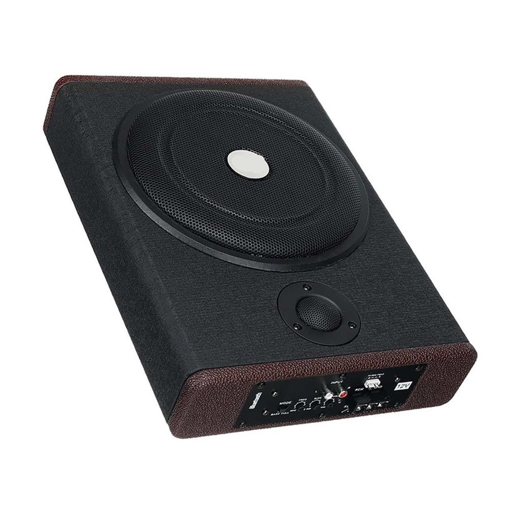 8 inches 600W Car Stereo Subwoofer Active Under Compatible with Seat HiFi Digital Audio Power Amplifier AV Car Auto Amplifier Speakers Car Audio(8")