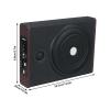 8 inches 600W Car Stereo Subwoofer Active Under Compatible with Seat HiFi Digital Audio Power Amplifier AV Car Auto Amplifier Speakers Car Audio(8") view 4