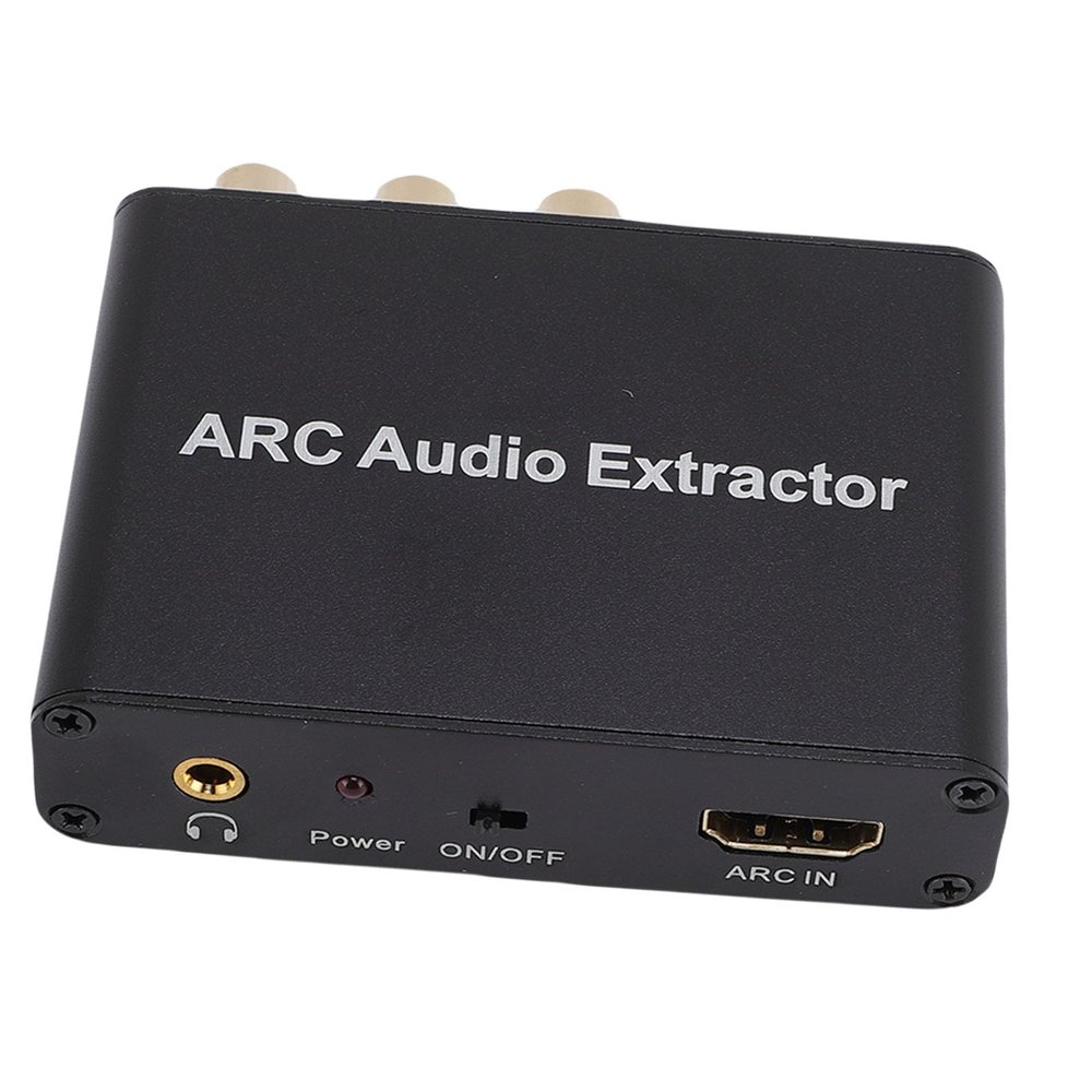 Bewinner ARC Adapter, High Performance Sound Amplifier with Automatic Signal Mute for TV, Supports Multiple Sound Output Interfaces 192KHz, Aluminum Alloy