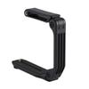 BESPORTBLE Practical U-Shaped Video Rig Camera Rack Handheld Phone Bracket with Screw Stable DSLR and Camcorder Mount Compatible with External Mic and LED Lights Black view 1