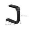 BESPORTBLE Practical U-Shaped Video Rig Camera Rack Handheld Phone Bracket with Screw Stable DSLR and Camcorder Mount Compatible with External Mic and LED Lights Black view 2