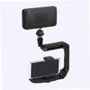 BESPORTBLE Practical U-Shaped Video Rig Camera Rack Handheld Phone Bracket with Screw Stable DSLR and Camcorder Mount Compatible with External Mic and LED Lights Black view 3