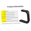 BESPORTBLE Practical U-Shaped Video Rig Camera Rack Handheld Phone Bracket with Screw Stable DSLR and Camcorder Mount Compatible with External Mic and LED Lights Black view 4