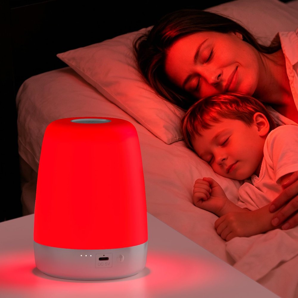 XKETA Red-Light Night Light Baby: Pure 670nm Natural Melatonin Booster