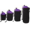 BESPORTBLE 4pcs Camera Lens Bags Thick Velour Lined Drawstring Pouches Protective Storage Cases for DSLR Lenses Sand and Impact Resistant Gift for Photography Enthusiasts view 1