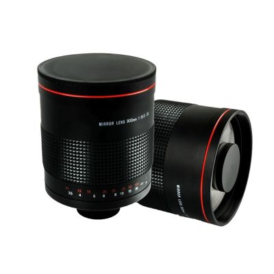 Compatible for Canon 900mm F8.0 Mirror Lens with T2 Adapter for DSLR Cameras(KA)